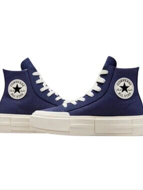 Converse Chuck Taylor All Star Cruise Platform high-top blue suede Size 9